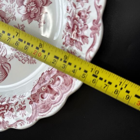 Johnson‎ Brothers Asiatic Pheasant Dinner Plate Red - Picture 6 of 6